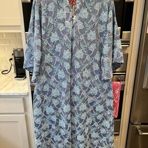 La Vie Style House Blue Floral Dress